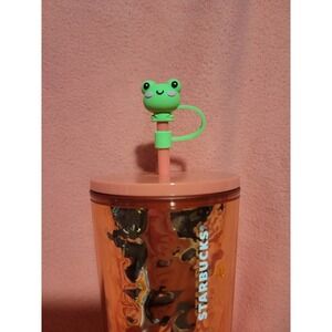 Frog straw topper